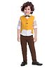 Dotson Full Sleeves Striped Shirt With Pant - Mustard Yellow