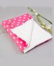 BABYZONE Star Printed Mid Weight AC Blanket Cum Mild Winter Blanket - Pink
