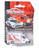 Majorette SOS Assortment Die Cast Free Wheel Mercedes Benz sprinter Toy Car - White