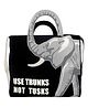 Colorbar Co Earth The Trumpet Tote - Carbon Black