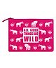 Colorbar Co Earth The Trumpet Flat Pouch - Raspberry Pink