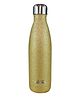 Smily Kiddos Stainless Steel Water Bottle Glitter Gold Theme - 500 ml