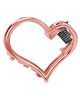Taarose by Osasbazaar 925 Sterling Silver Hair Clutch in Heart Shape - Rose Gold