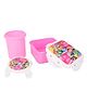 Pratap Hyper Locked Lunch Box Set Junior - Pink