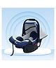 R for Rabbit Baby Cozy Carry Cot with 3 in 1 Multi-Purpose baby Rocker & seat| 3 Point Safety Harness for new born babies of 0 to 15 Months (Grey Blue)