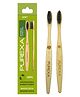 Purexa Bamboo Charcol Toothbrush - Pack of 2