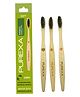 Purexa Bamboo Charcol Toothbrush - Pack Of 3