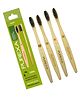 Purexa Bamboo Charcol Toothbrush - Pack Of 4