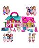 Yunicorn Max Doll House Set with Dolls Combo - 10 Pcs