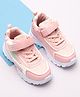Cute Walk by Babyhug Sneakers With Velcro Closure Solid - Pink