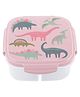 Stephen Joseph Multi Print Snack Box with Ice Pack Dino - Pink