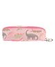 Stephen Joseph All Over Print Pencil Pouch Pink Dino Design - Multicolour