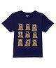 Wear Your Mind Warner Bros Featuring Half Sleeves Scooby Doo Printed Tee - Navy Blue
