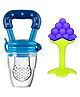 BOXOT IMPEX Baby Food Feeder And Fruit Shaped Silicone Stand Teether (Design & Color May Vary)