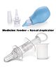 BOXOT IMPEX  Silicone Medicine Feeder with pacifier Cap And Nose Cleaner(Color May vary)