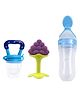 Boxot Impex Baby Cerelac Rice Paste Milk Cereal Bottle Food Feeder & Baby Fruit Nibbler & Silicone Teether (color may vary)