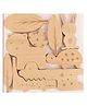 Ecosmartlearn Building Blocks Nature  9 Pieces- Beige