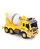 ToyFactory Friction Powered Construction Trucks - Yellow