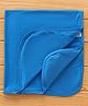 Simply Plain Interlock Bath Towel L 80 x B 80 cm - Royal Blue