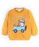 Babyhug Cotton Knit Full Sleeves Sweatshirt with Forest Adventure Graphics Print - Yellow