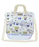 FunBlast Colorful Hand Bag with Zip Lock  White
