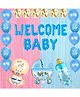 Bubble Trouble Boy Baby Shower Decoration Items Combo - Pack of 32 Pcs