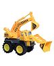 RINISH INDIA Unbreakable Free Wheel JCB Construction Vehicle Engineering Automobile Truck Toy - Yellow
