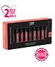 Love Earth Liquid Mousse Lipstick Matte Finish Combo Kit 2 ml Each - 9 Pieces