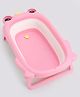 Foldable Baby Bath Tub With Frog Shaped - Pink