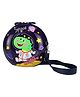 Smily Kiddos Eva Shell Sling Bag Space Dino theme Violet - Green