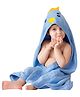 Chickaboo Super Soft  Bamboo Hooded Towel Birdie Buddy - Blue