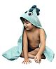 Chickaboo Super Soft Bamboo Hooded Towel Dino Delight - Blue