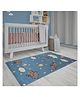 Chickaboo 100% Newzealand Wool Flying Elephants Handtufted Kids Rug