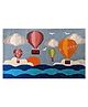 Chickaboo 100% Newzealand Wool Hot Air Balloons Handtufted Kids Rug