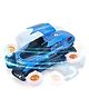 YAMAMA Flying Car with 360 Degree Rotating Music and 4D Lights for Kids - Blue