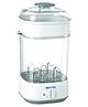 MEDITIVE Electric Baby Bottle Steriliser | Bottle Steam Steriliser for Baby Bottles - White
