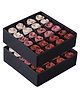 House of Quirk 2 Pack Closet Socks Organizer Drawer Divider 24 Cell Collapsible Closet Cabinet Organizer - Black