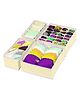 House of Quirk Set of 4 Foldable Storage Box Drawer Divider Organizer - Oatmeal