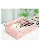 House of Quirk Innerwear Organizer 16+1 Compartment Storage Box - Pink Candy