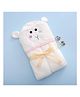 Thread Fairy Organic Super Soft Bamboo Hooded Towel - White Sheep