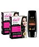 Iba Hair Care Combo Henna Based Hair Color Dark Coal Pack of 2 & Black Seed Conditioner