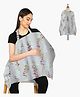 Zikku Cotton Nursing Cover for Breast Feeding Mothers Feeding Apron/Scarf Soft Breathable No See-Through Full Cover with Mobile Pocket (Pink Style)