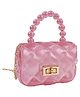 Babymoon Kids Transparent Jelly Sling Purse Fashion Handbag  Light Pink