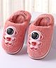 Cute Walk by Babyhug Slip On Winter Booties Space Suit Applique - Pink