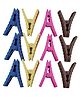 HAZEL Plastic Cloth Clips For Drying Clothes Set of 12 - Multi Color