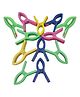 HAZEL Plastic Cloth Clips For Drying Clothes Set of 12 - Multi Color