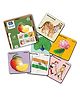 Mini Leaves India's National Symbol 4 pieces wooden Puzzle