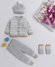 Yellow Apple Ultra Comfortable and Breathable Material Clothing Set - Light Grey