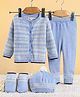 Yellow Apple Ultra Comfortable and Breathable Material Clothing Set - Blue