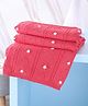 Yellow Apple All Season 100% Cotton Blanket - Pink